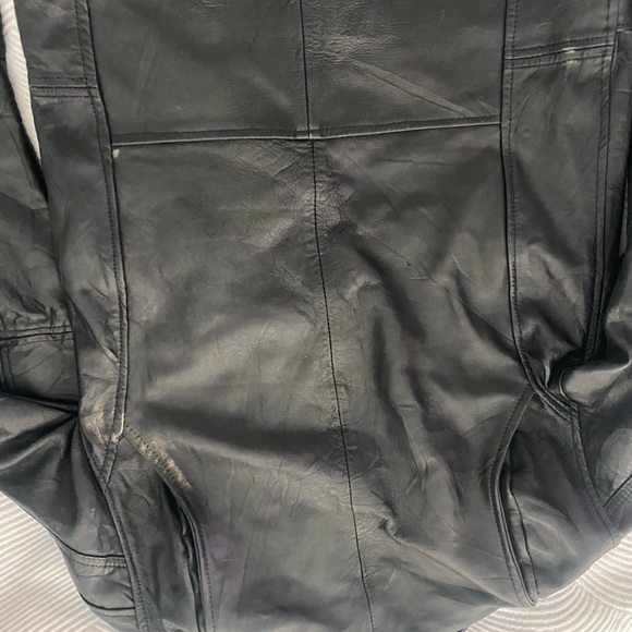 Urban Outfitters real leather jacket by Pelechecoco. Renewed/ recycled leather. - Picture 3 of 5